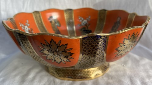 Large masons ironstone footed - masons,