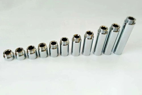 Chrome radiator pipe extension - radiator,