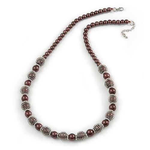 Glass bead with - bead, wire