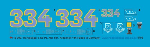 Peddinghaus decals 0997 - peddinghaus-decals, 1/16
