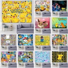 Large P0kemon Tapestry P1kachu