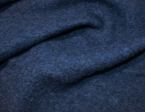 Boiled wool fabric french - wool,