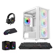 Full Setup Gaming PC Bundle Core i5 16GB 1TB+120GB SSD GTX 1050 4GB Win 11p