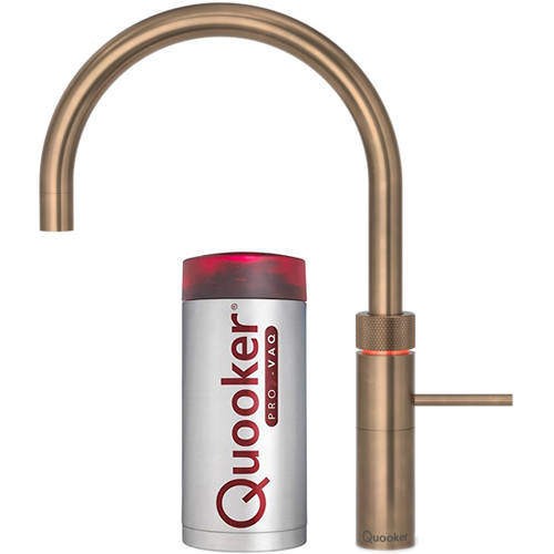 Quooker fusion round - round, patinated