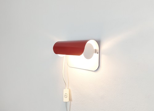 Vintage red wall lamp - :, 1980s