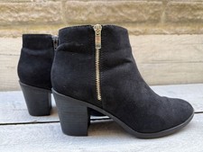 Womens Primark Black Suede
