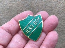 HEAD BOY GREEN ENAMEL PIN
