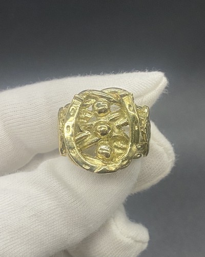9ct gold silver men - 9ct,