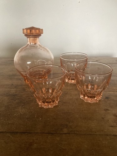 Art deco small - pink, decanter