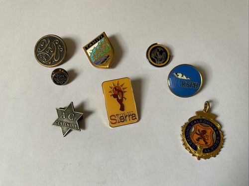 Metal and enamel badge job - badge, lot