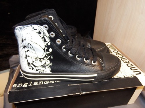Underground black leather - black,