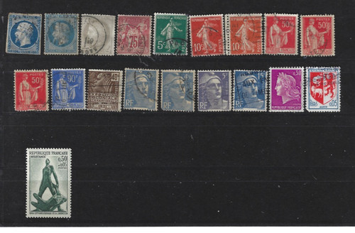 Old stamps france - stamps,