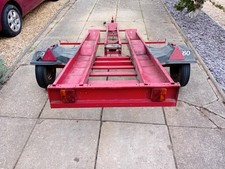 KIinn Twin Classic Motorbike Trailer c/w loading ramp BSA Norton Triumph etc