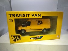 Britain's Farm J C B Transit Van Model Mint Box Slight Shelf Wear Excellent Cond