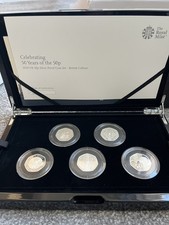2019 British Culture Silver Proof Fifty Pence Set 5 Coins, Kew Gardens 