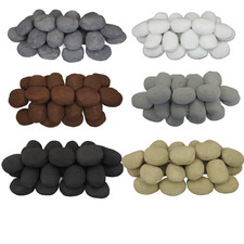 Gas fire Coal Pebbles Brown