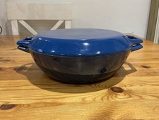 Copco Denmark D3 Blue Enamelled 10” Cast Iron Dutch oven