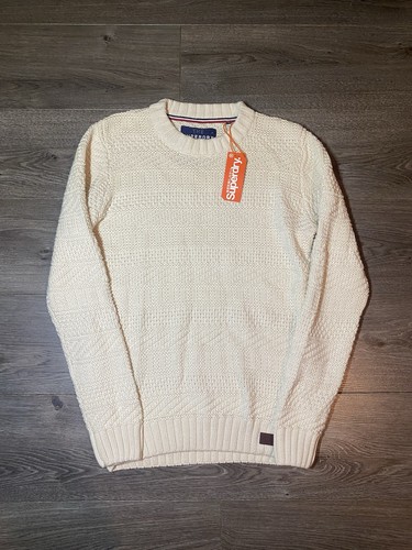 Bnwt superdry cream beige - cream/beige, knit