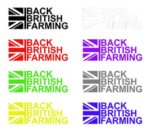 Back British Farming Sticker