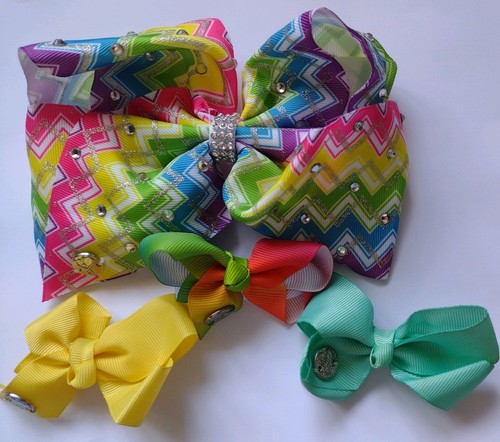 Jojo siwa hair bows bundle - hair,