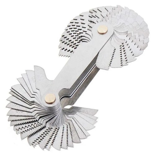 Degree thread pitch gauge - 55,