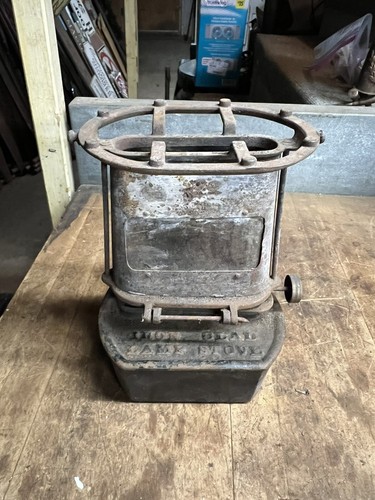 Antique iron clad heater - antique,