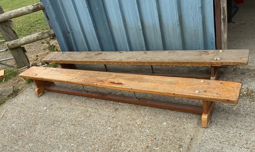 Vintage school gym - school, benches