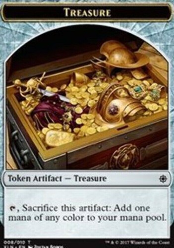 Treasure token ixalan - token,