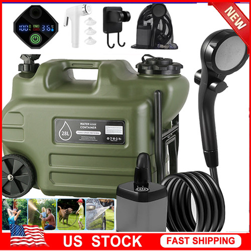 Camping shower with gallon - camping,