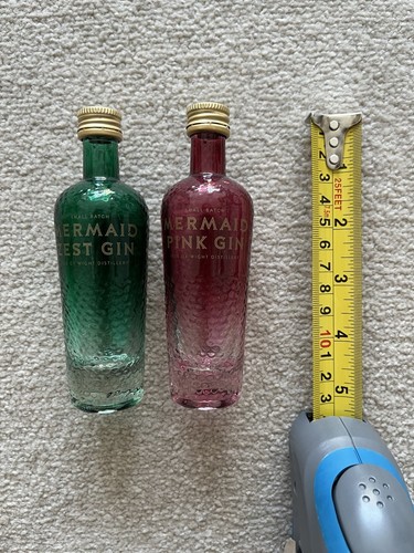 Mini mermaid gin empty - empty, bottles