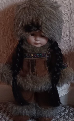 Eskimo porcelain doll