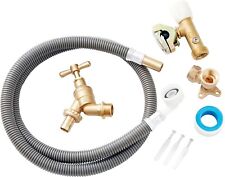 Garden Tap Kit - DIY Installation Tap - Flexible Hose Outdoor Bib Tap Kit