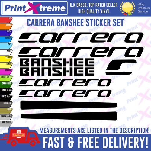 Carrera banshee bike vinyl - carrera,