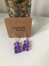 gummy bear earrings cute