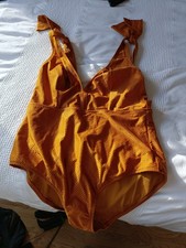 Princesse Tam Tam ladies one piece swimsuit size 12 cumin yellow 
