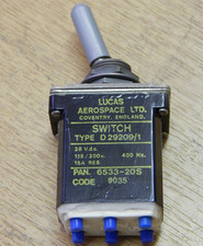 Tornado Aircraft Toggle Switch