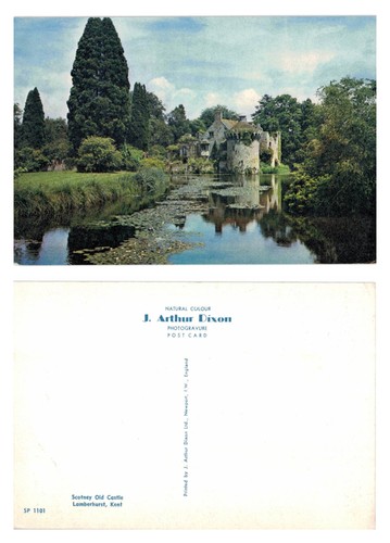 Vintage postcard scotney old - vintage,
