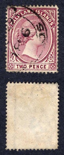 Falkland sg25 purple wmk - 2d,