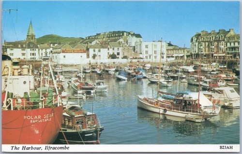 Ilfracombe vintage postcard - ilfracombe,