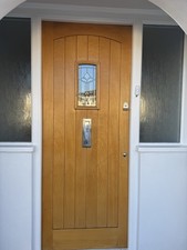 Solid Wood Front Door with