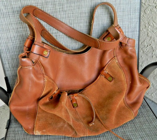 Lucky brand distressed leather - distressed,