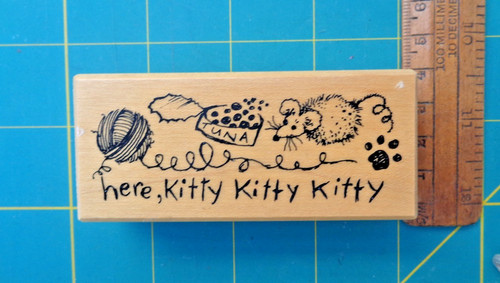 Here kitty rubber - kitty,