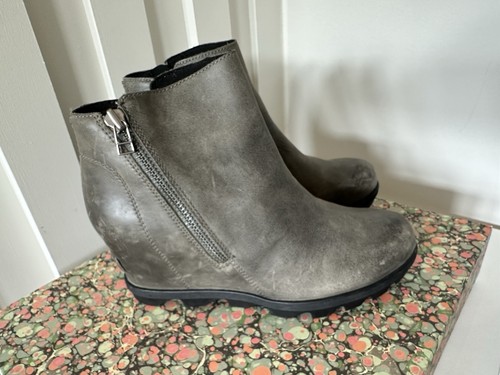 Sorel leather ankle boots joan - sorel,