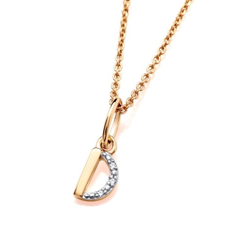 9ct yellow gold initial - gold, real
