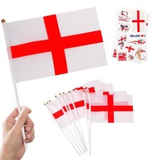 10x Small England Flag St