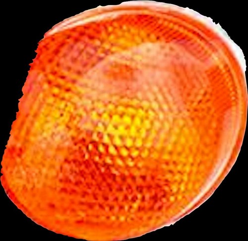 Amber window for rear - amber, right