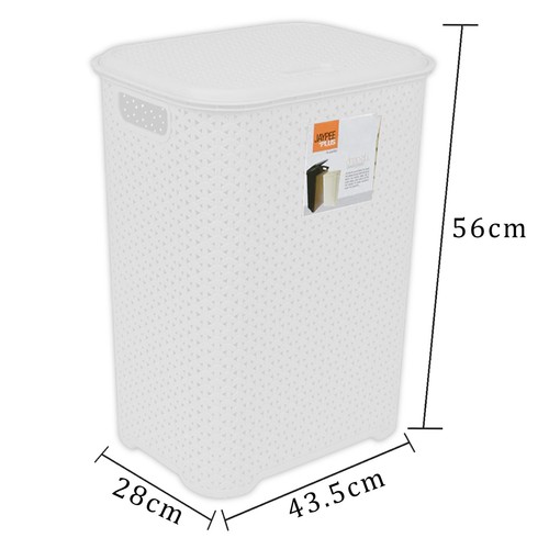 65l large plastic hamper - large,