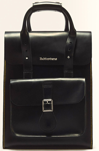 Martens black leather - black,