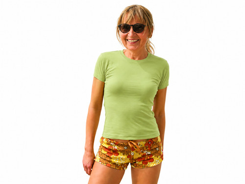 Hanes plain cotton apple green - cotton,