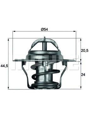 Thermostat coolant fits ford - thermostat,